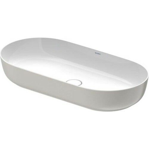 Duravit Luv DuraCream Lavabo 80 cm, Beyaz-Satin Mat Gri