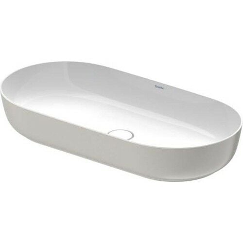 Duravit Luv DuraCream Lavabo 80 cm, Beyaz-Satin Mat Gri