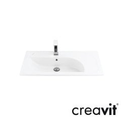 CREAVİT Trump 85 cm Lavabo Beyaz