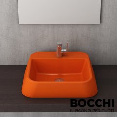 BOCCHI Firenze Çanak Lavabo 42 cm Parlak Turuncu