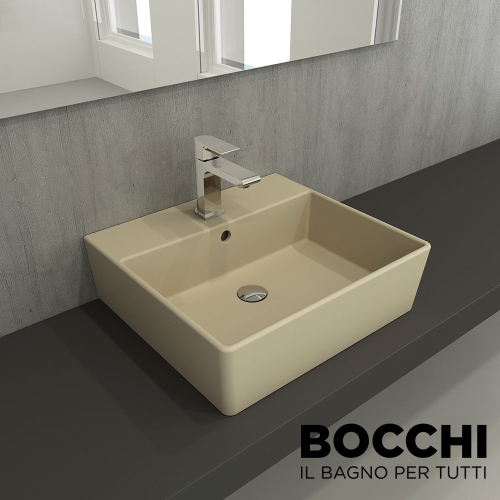 BOCCHİ Milano Lavabo 50 cm Mat Yasemin
