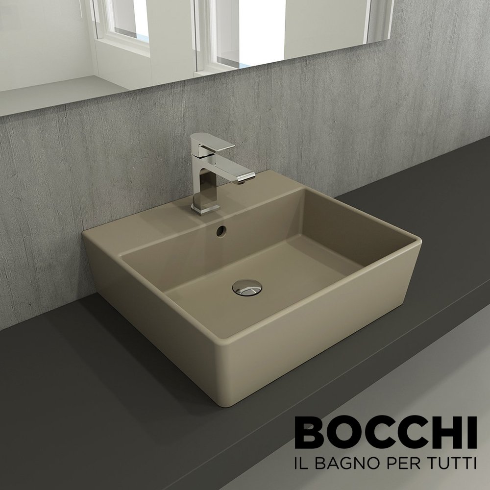 BOCCHİ Milano Lavabo 50 cm Mat Kaşmir