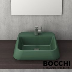 BOCCHI Firenze Çanak Lavabo 42 cm Mat Yeşil