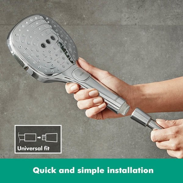 Hansgrohe Raindance Select E 120 El Duşu, 3 Fonksiyonlu, Krom