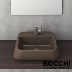 BOCCHI Firenze Çanak Lavabo 42 cm Mat Kahve