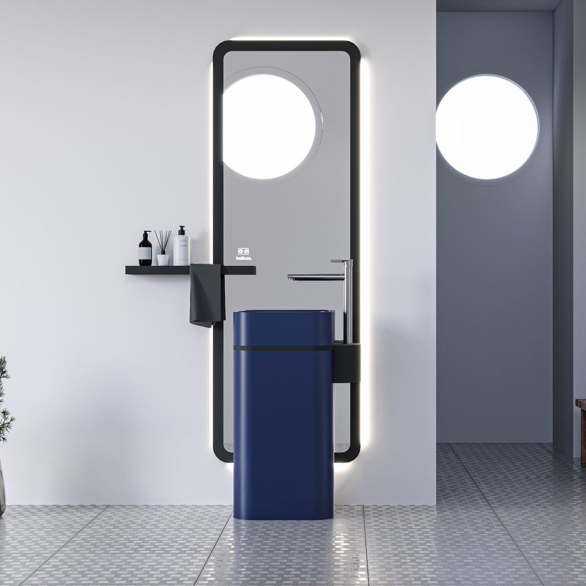 Belinza Mono 46 cm Banyo Dolabı Ocean