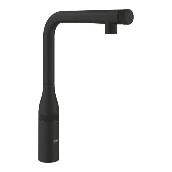 Grohe Essence SmartControl Spiralli Eviye Bataryası Siyah