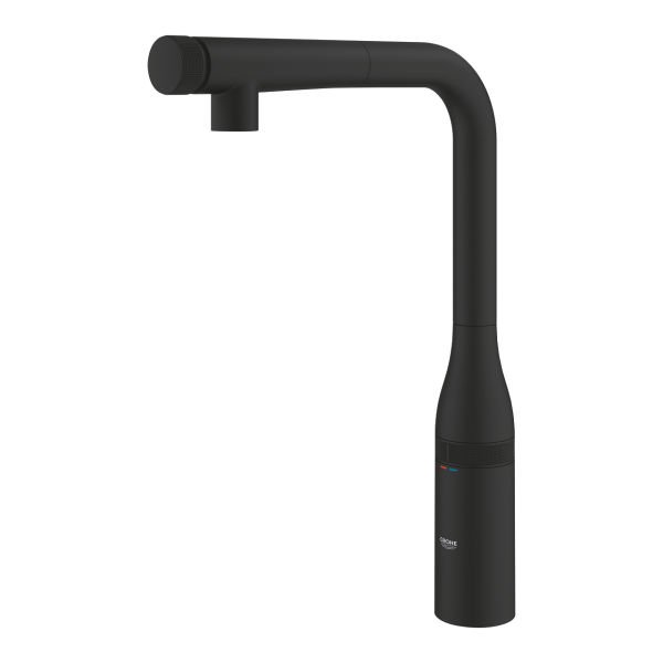 Grohe Essence SmartControl Spiralli Eviye Bataryası Siyah