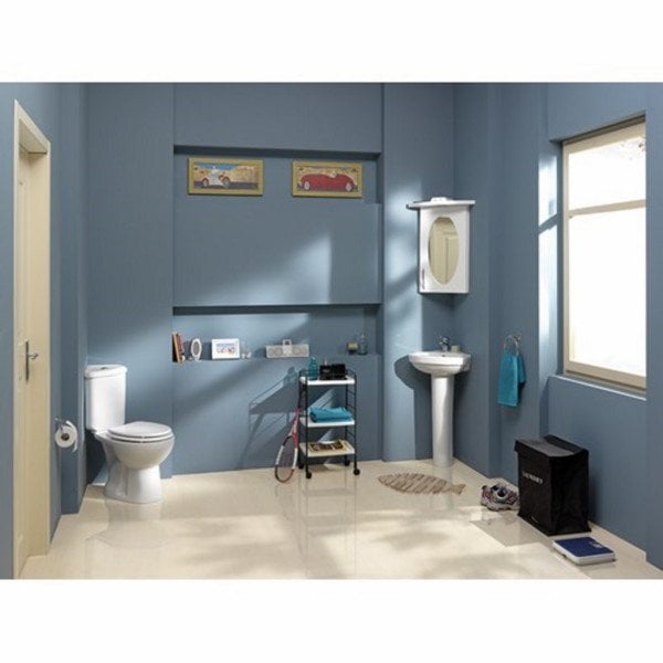 CREAVİT Corner Alttan Çıkışlı Köşe Klozet Rezervuar