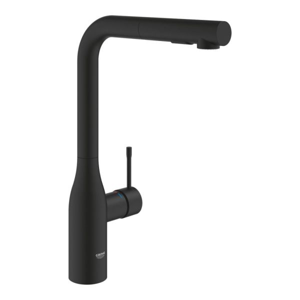 Grohe Essence Spiralli Eviye Bataryası Siyah
