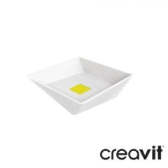 CREAVİT Geom 45 cm Setüstü Lavabo Beyaz