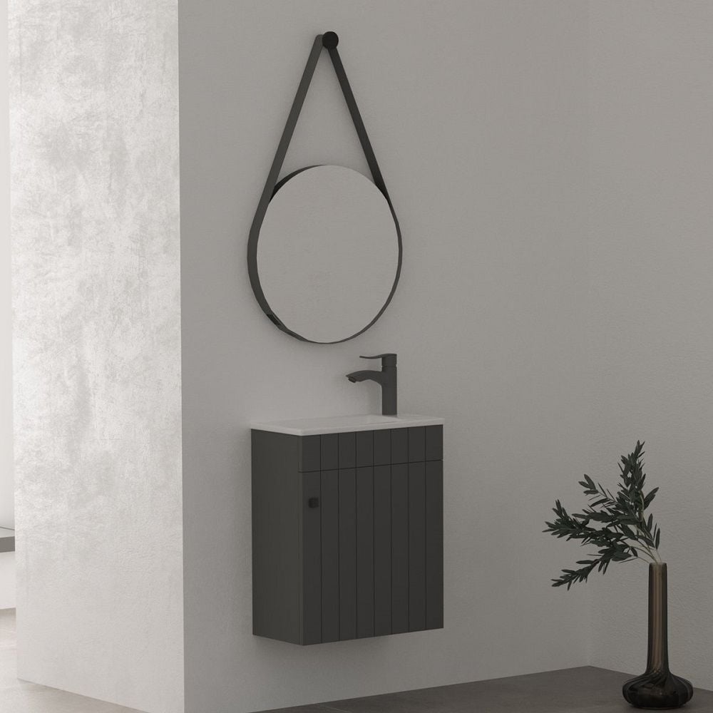 Belinza Line 50 cm Banyo Dolabı Antrasit