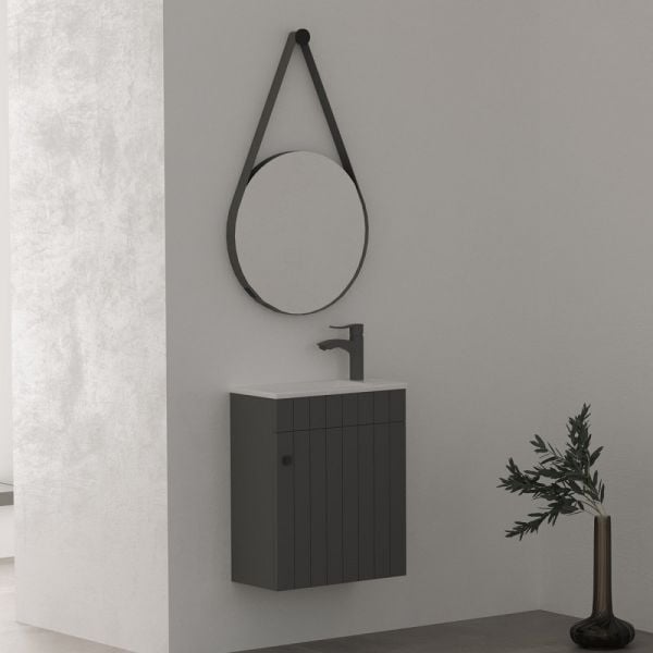 Belinza Line 50 cm Banyo Dolabı Antrasit