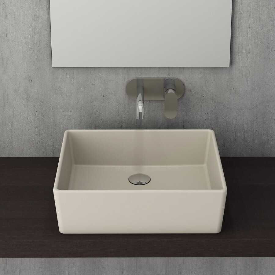 BOCCHİ Milano Çanak Lavabo 50 cm Mat Yasemin
