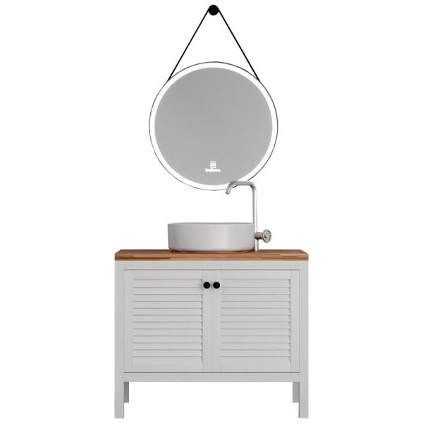 Belinza Wind 85 cm Banyo Dolabı Beyaz