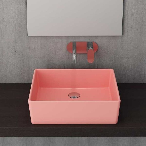 BOCCHİ Milano Çanak Lavabo 50 cm Mat Somon