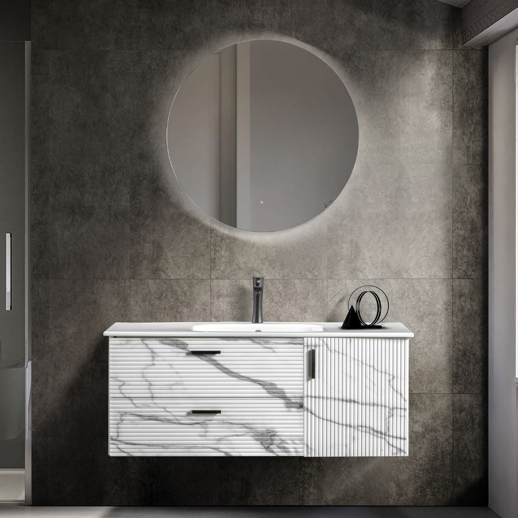 Bagnora Carrara 120 cm Mdf Banyo Dolabı