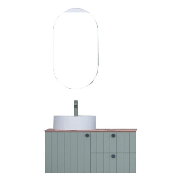 Belinza Polaris 100 cm Banyo Dolabı Yosun