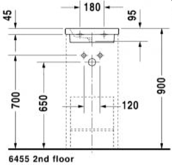 Duravit 2nd Floor Küçük Lavabo 40 cm