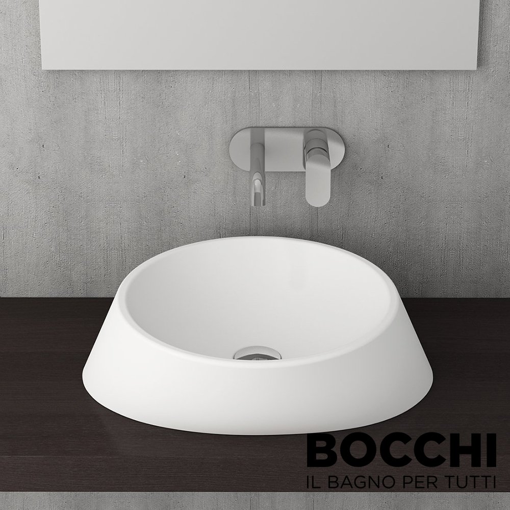 BOCCHI Venezia Çanak Lavabo 56 cm Mat Beyaz