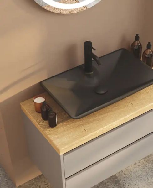 FYM Esse 80 cm Banyo Dolabı Sahra