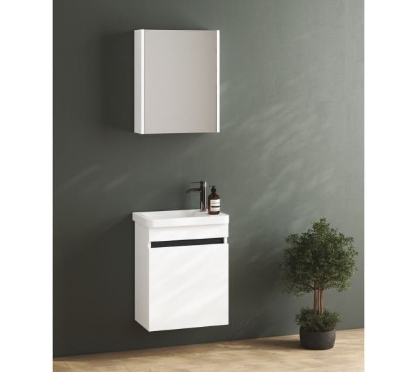 FYM Mina 50 cm Banyo Dolabı Beyaz