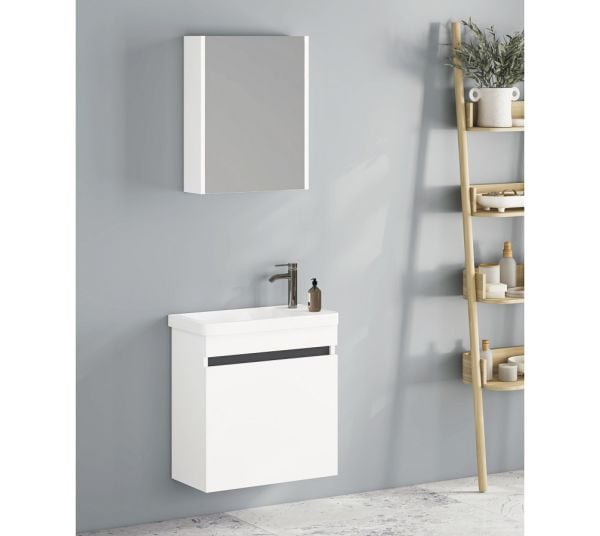 FYM Mina 60 cm Banyo Dolabı Beyaz