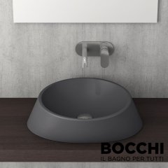 BOCCHI Venezia Çanak Lavabo 56 cm Mat Antrasit