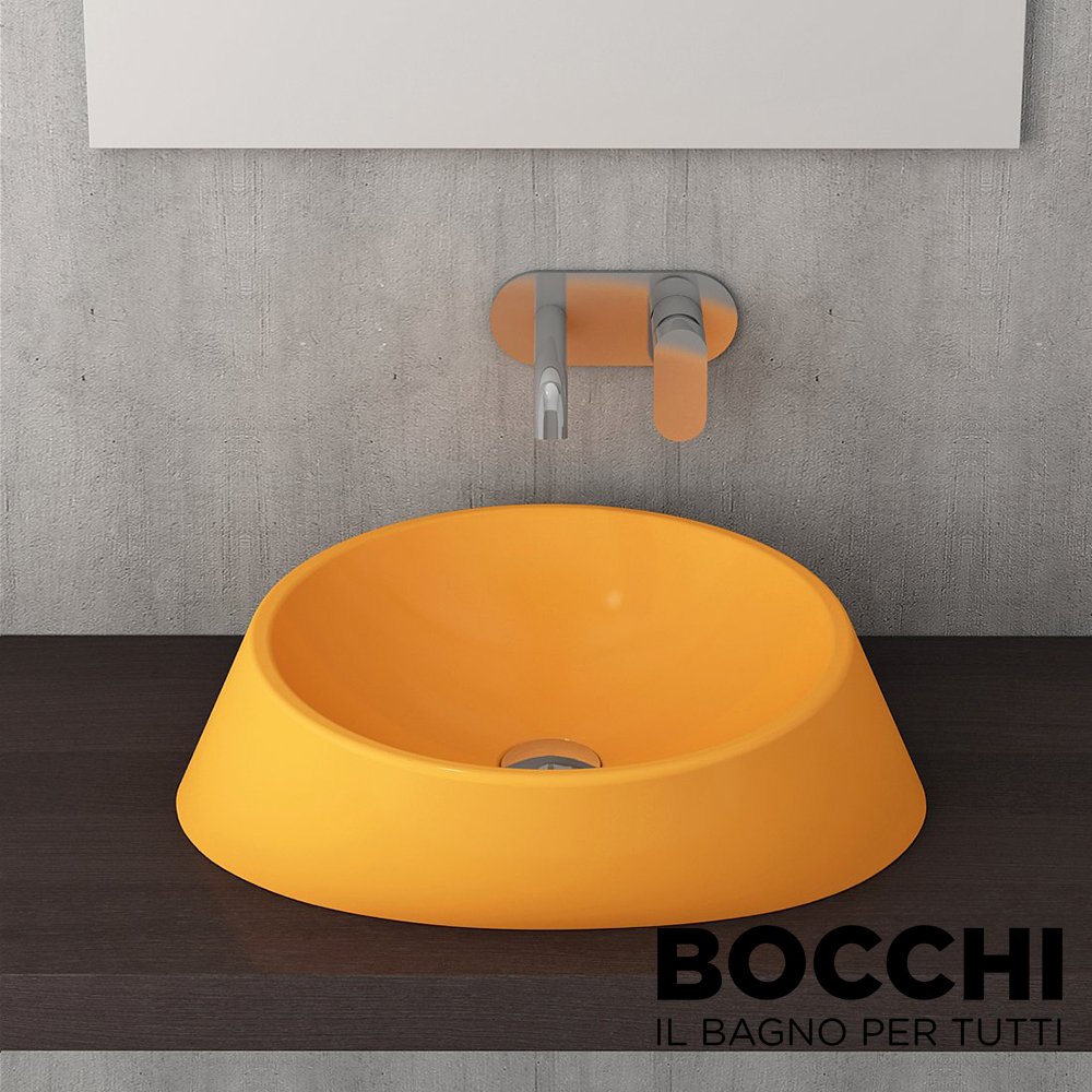 BOCCHI Venezia Çanak Lavabo 56 cm Mandalina Sarısı