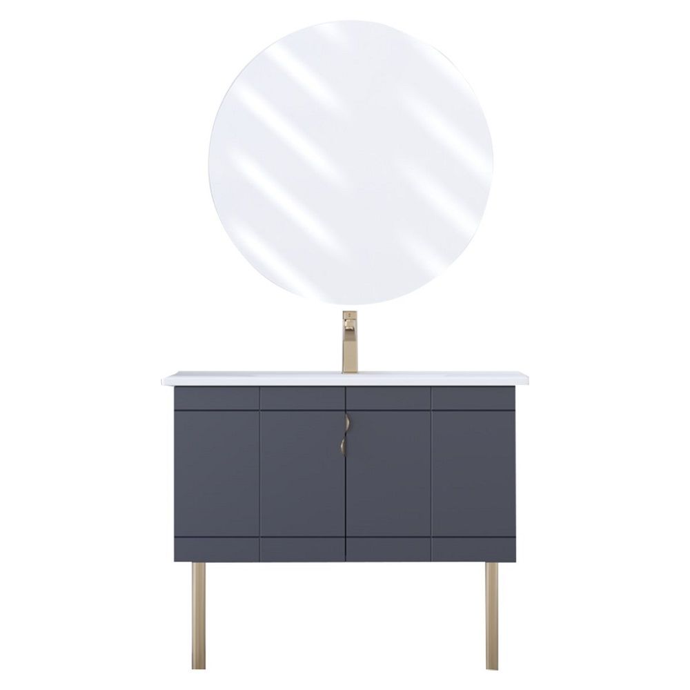 Belinza Emily 100 cm Banyo Dolabı Lacivert