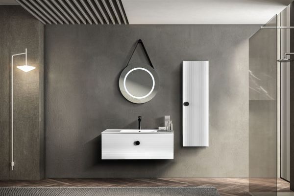 Bagnora Elbis 100 cm Mdf Banyo Dolabı Beyaz boy dolabı istemiyorum