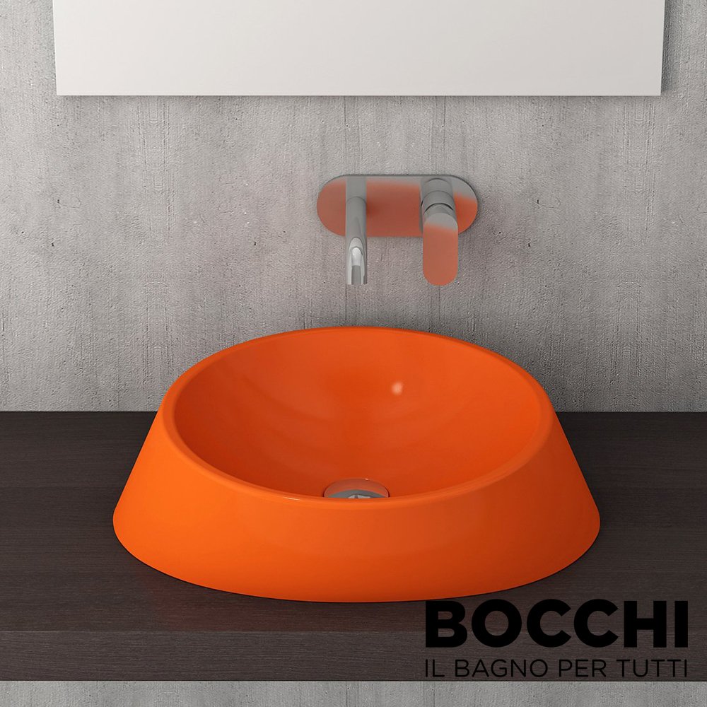 BOCCHI Venezia Çanak Lavabo 56 cm Parlak Turuncu