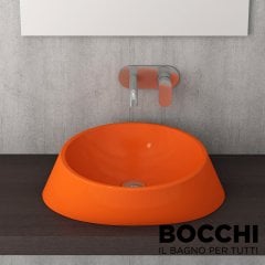 BOCCHI Venezia Çanak Lavabo 56 cm Parlak Turuncu