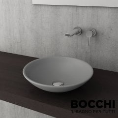 BOCCHI Venezia Çanak Lavabo, 40 cm, Mat Gri