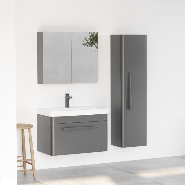 Belinza Adel 60 cm Banyo Dolabı Antrasit
