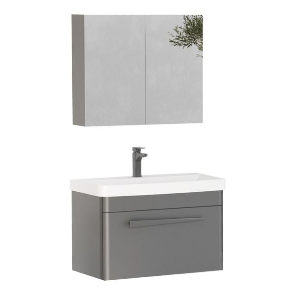 Belinza Adel 60 cm Banyo Dolabı Antrasit