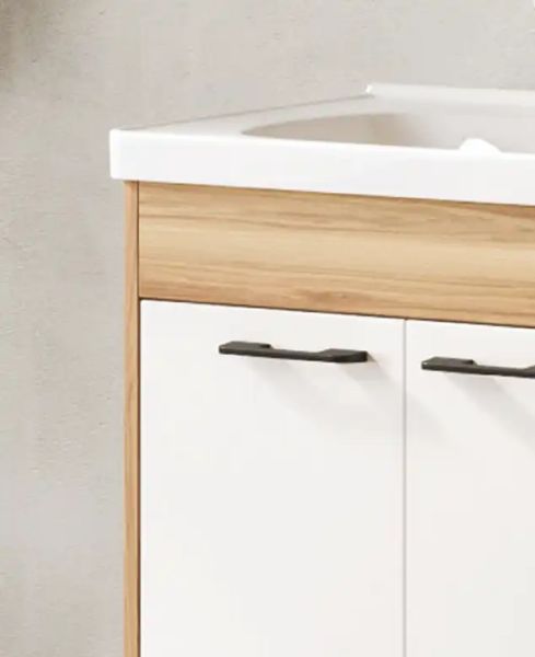 FYM Hazal 65 cm Banyo Dolabı Hazar-Beyaz