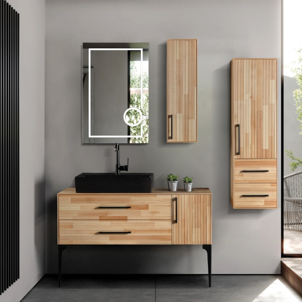 Bagnora Albero 120 cm Mdf Banyo Dolabı boy dolabı istiyorum