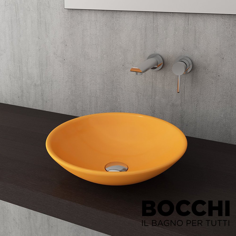 BOCCHI Venezia Çanak Lavabo, 40 cm, Mandalina Sarısı
