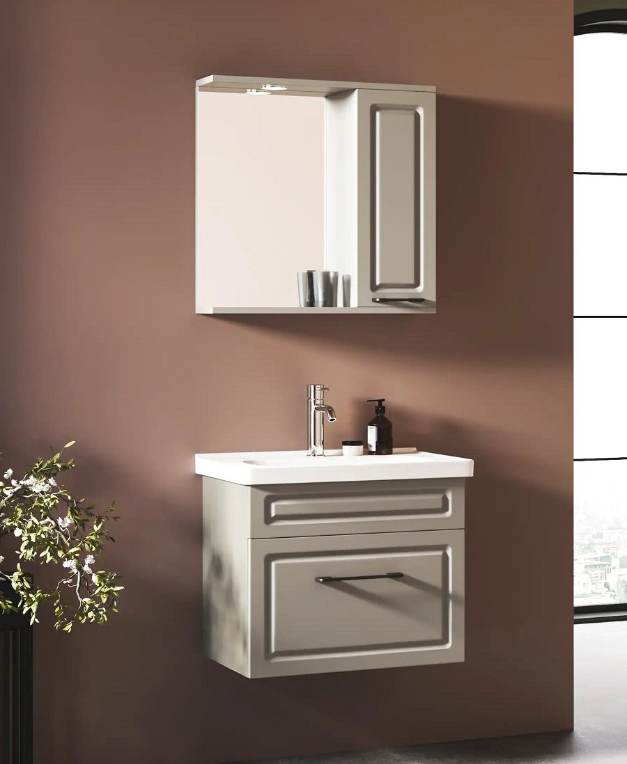 Fym Dante 65 cm Banyo Dolabı Sahra