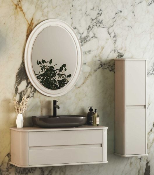 Fym Balero 100 cm Banyo Dolabı Sahra