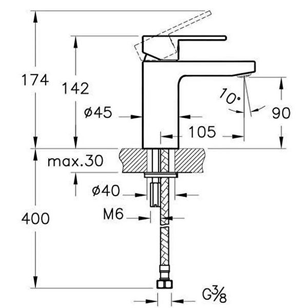 Artema Fold S Lavabo Bataryası, Krom