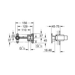 Grohe Ankastre İç Gövde Set