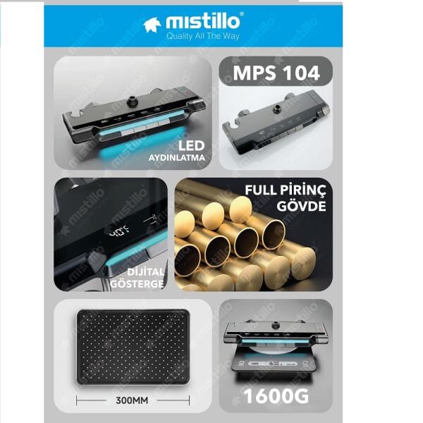 Mistillo Piyano Robot Duş Seti MPS104