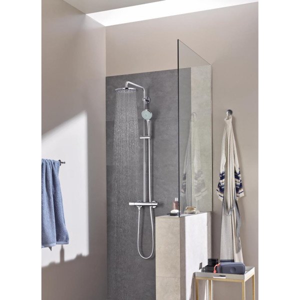 Grohe Euphoria 210 Duvara Monte Termostatik Duş Bataryalı Duş Sistemi