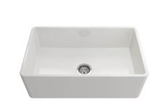 BOCCHİ Lavello Mutfak Eviyesi 76 cm Parlak Beyaz