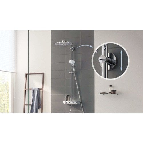 Grohe Euphoria SmartControl 260 Mono Duvara Monte Termostatik Duş Bataryalı Duş Sistemi