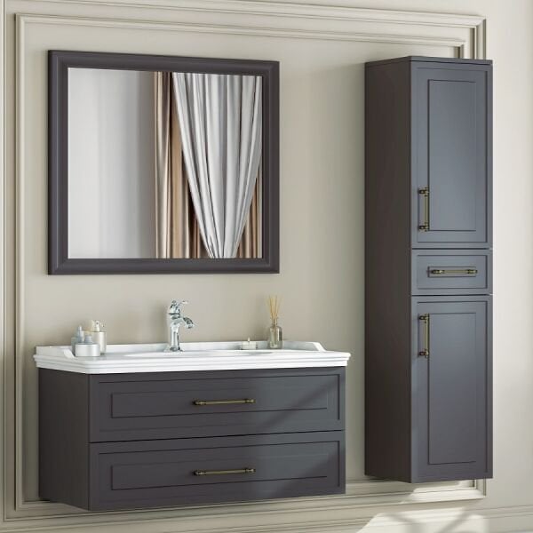 Fym Enzo 100 Cm Banyo Dolabı