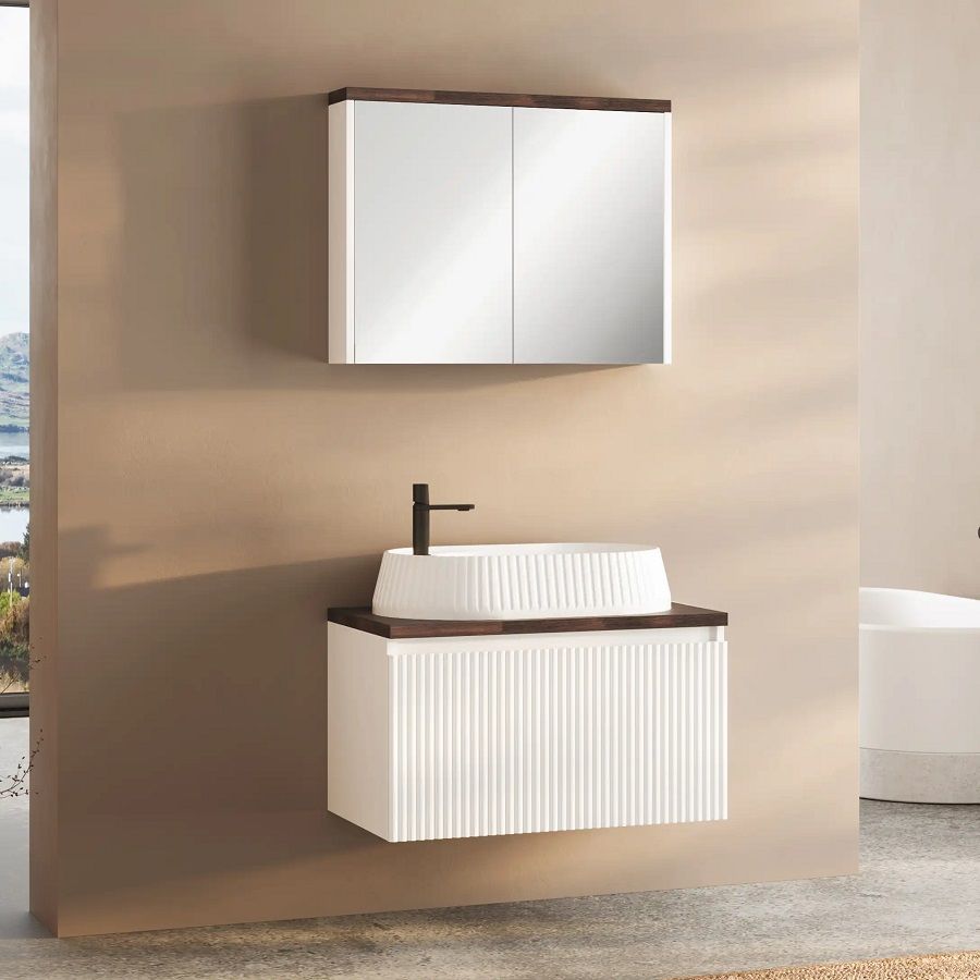 Fym Elvina 80 cm Banyo Dolabı Beyaz