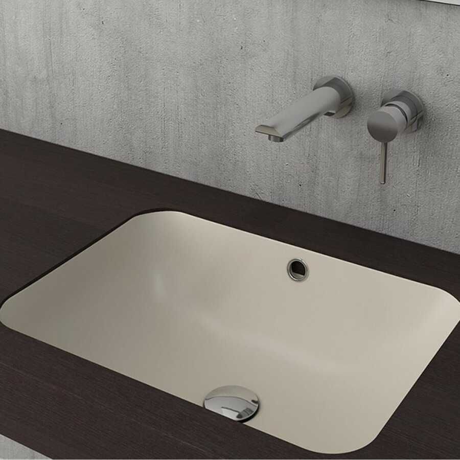 BOCCHİ Scala Tezgahaltı Lavabo 55 cm Mat Yasemin